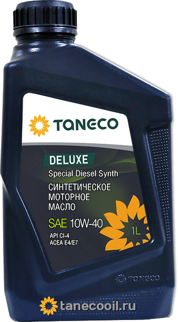 Масло моторное синтетическое TANECO DeLuxe Diesel Special Diesel Synth .