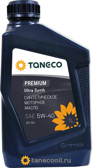  моторное синтетическое TANECO Premium Ultra Synth SAE 5W-40 .